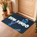 Tapetes Stitch Seja Bem-Vindo Anti-Derrapante