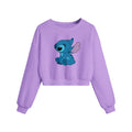 Moletom Cropped Agasalho Feminino Lilo Promoção