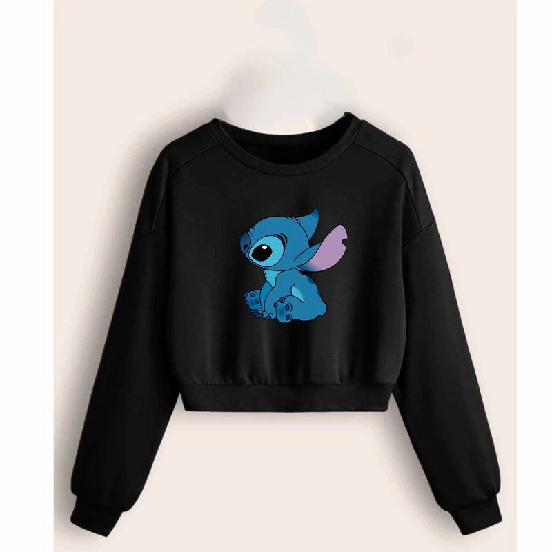 Moletom Cropped Agasalho Feminino Lilo Promoção